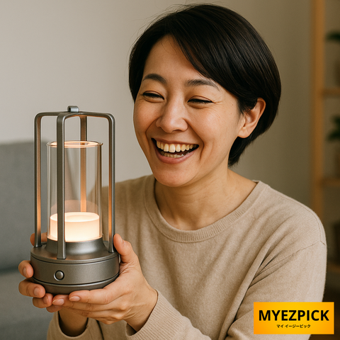 クリスタルLEDライト | タッチ式 充電可能