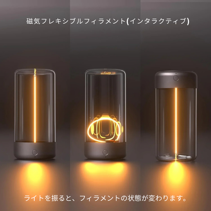 磁石デザインLEDライト | USB充電式 アウトドアナイトライト