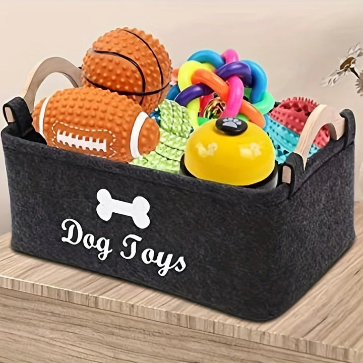 🐶🧺. ペットお片付けバスケット