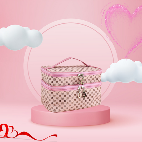 エレガントメイクバッグ（防水＆大容量）